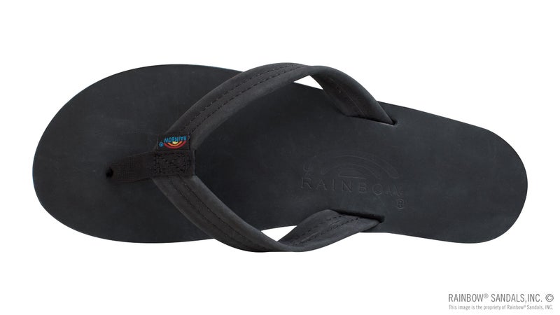 Rainbow Sandals Women's Double Layer Premier Leather w/ 3/4" Strap (Ladies Large / 7.5-8.5, Premier Black) - Image 3